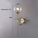 Axyaa Glass Wall Lights for Bedroom Bedside, Dressing Mirror, Corridor - LED Bracket Lamp