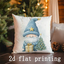 Axyaa Christmas & Winter Gnome Deer Pillows Pattern Cushion Cover for Sofa Bedroom Car