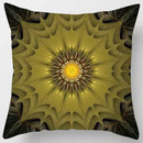 Axyaa Indian Mandala Print Polyester Pillow Case Sofa Decor Throw Pillows 45x45cm