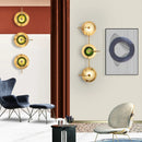 Axyaa Minimalist Glass Wall Lamp LED Sconces for Bedroom and Living Room