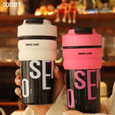 Axyaa 550ml Tritan Sports Water Bottle for Girls: Large Capacity, Double Drinking, Portable Straw Cup