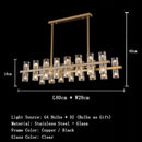 Axyaa Crystal Metal LED Pendant Light for Vintage Living Room Atmosphere