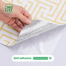 Axyaa Self-Adhesive Sxp Linen Foam Wall Stickers 2mm Thick - Easy Renovation for Indoor Spaces