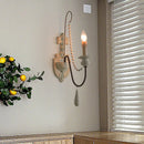 Axyaa Country French Retro Wall Lamp for Living Room Bedroom Decor