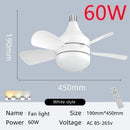 Axyaa 60W Remote Control LED Ceiling Fan Light Dimmable Screw Socket AC85-265v