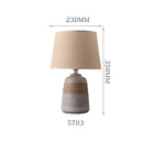 Axyaa Ceramic Bedside Lamp: Nordic Style, Eye-Friendly Night Light for Bedroom