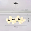 Axyaa Glass Bubble Ball Nordic Luxury Chandelier