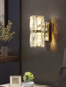 Nordic Crystal Stainless Steel Wall Light by Axyaa - Luxury Home Decor Lighting