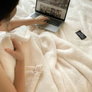 Axyaa Velvet Plush Light Luxury Blanket Warm Soft Comfortable Cotton Velvety Cozy Blanket