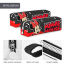 Axyaa Mickey Minnie Pencil Case Pouch - Big Capacity Zipper Bag for Students