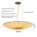 Axyaa Minimalist Pendant Light: Japanese Tea Room Style for Living Room, Bedroom, Dining Room