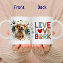 Personalized Cat Mom Mug with Custom Dog Portrait - Axyaa Brand