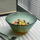 Axyaa Fruit Plate Glass Bowl Soup Bowl Salad Bowl Living Room Household Dishes