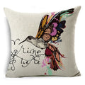 Axyaa Linen Cushion Cover 45x45cm - Stylish Decor for Sofa and Bed
