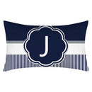 Axyaa Blue Stripe Pillowcase 30X50 for Sofa Chair Decor
