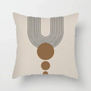 Axyaa Abstract Pattern Cushion Cover - 45*45cm Polyester Pillowcase
