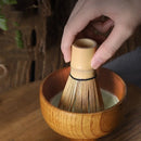 Axyaa Matcha Tea Set Bamboo Whisk Scoop Ceramics Bowl Handmade Ceremony Tool