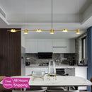 Axyaa Modern LED Pendant Lights: Stylish Kitchen Dining Room Island Chandeliers & Table Lighting.