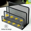 Axyaa Mesh Desk Organizer with 3 Upright Compartments (2 Pack)