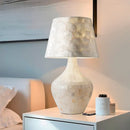 Nordic White Shell Table Lamp, Axyaa Brand, Modern Design, E27 LED, Bedroom Bedside