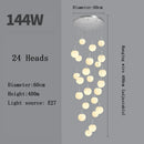Axyaa Modern LED Stairs Chandelier for Dining Room Living Room Decor Lighting