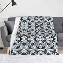 Axyaa Killer Whale Orca Ultra Soft Throw Blanket for Home Bed Couch