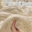Axyaa Cloud Comfort Double-Layer Yarn Mattress Set, Cream Wind, Super Soft-Kapok Kit