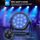Axyaa 14LEDs RGBW Par Lights for Stage Effect at Party, Concert, Wedding