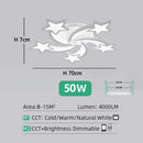 Axyaa Nordic Star LED Ceiling Chandelier Modern Elegant Lighting Fixtures