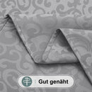Axyaa Jacquard Dyeing Rectangle Tablecloth - Stain-Resistant Polyester for Home and Events