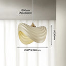 Axyaa Cream Style Metal Pendant Chandelier Scandinavian Nordic Living Room Dećor