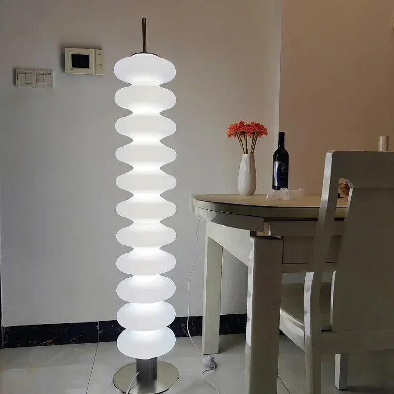 Gourd Lamp Designer Sofa & Floor Lamp by Axyaa: Nordic Style for Living Room & Bedroom