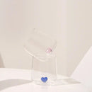 Axyaa Heart Inside Tumbler Mug, Lovely Glassware, Gift for Her