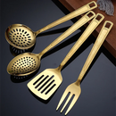 Axyaa Gold Stainless Steel Kitchen Utensil Set