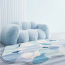 Axyaa Fluffy Nordic Style Plush Rug for Home Decor, Thick Soft Carpet Anti-slip Mat