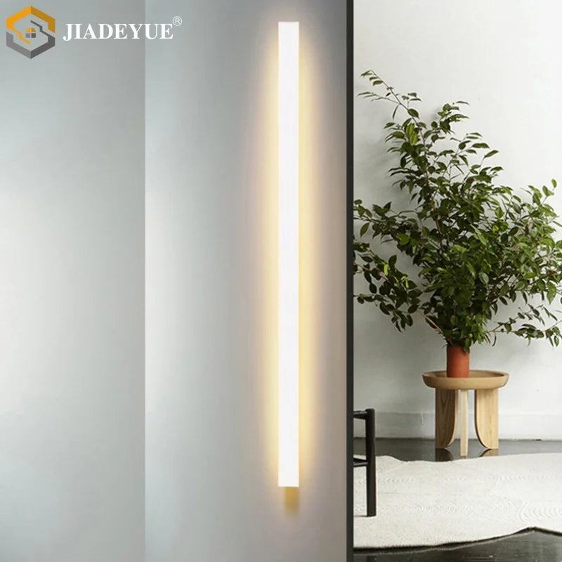 Axyaa Waterproof LED Long Wall Lamp for Garage Balcony, Garden Corridor, White Strip IP65 Outdoor Lighting