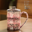 Axyaa Bamboo Ceramic Coffee Cup Large Capacity Drinking Mug