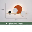 Axyaa Postmodern Sofa Background Wall Lamp for Living Room Bedroom Interior