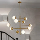 Modern LED Chandelier Pendant Lights for Dining Room by Axyaa