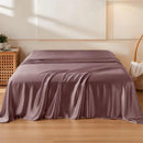 Axyaa Mulberry Silk Flat Bed Sheet – Ultra Soft Luxury Top Sheets Bed Linen