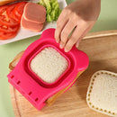 Axyaa Stainless Steel Sandwich Cutter with Hand Guard - Household Toast Bread Mold
