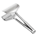 Axya Stainless Steel BBQ Grilling Tongs - Kitchen Tools for Fried Fish, Steak, and More