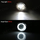 Axyaa LED Angel Eye Fog Lamp for Nissan Altima Sylphy Bluebird Versa Urvan