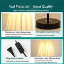Axyaa Nordic Retro Pleated Table Lamp LED Night Light for Bedroom and Home Decor