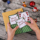 Axyaa 3D Swan Mermaid Christmas New Year Greeting Cards Decor Gift