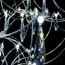 Axyaa Golden Lustre Crystal LED Chandelier for Living Room Dining Bedroom