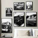 Luxury Car Canvas Poster Prints for Home Decor by Axyaa