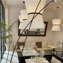 Axyaa Nordic Wabi Sabi Fabric Chandelier: Modern Indoor Lighting Fixture