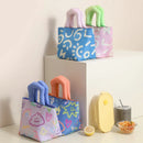 Axyaa Insulated Lunch Box Bag for Students and Office Workers, Graffiti Design