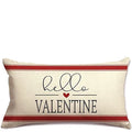 Axyaa Sweet Love Striped Pillowcase - 40X60cm Home Sofa Decoration